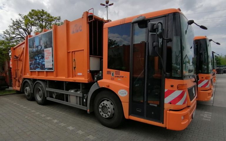 Econic Pressfahrzeug Abbiegeassistent TruckWarn