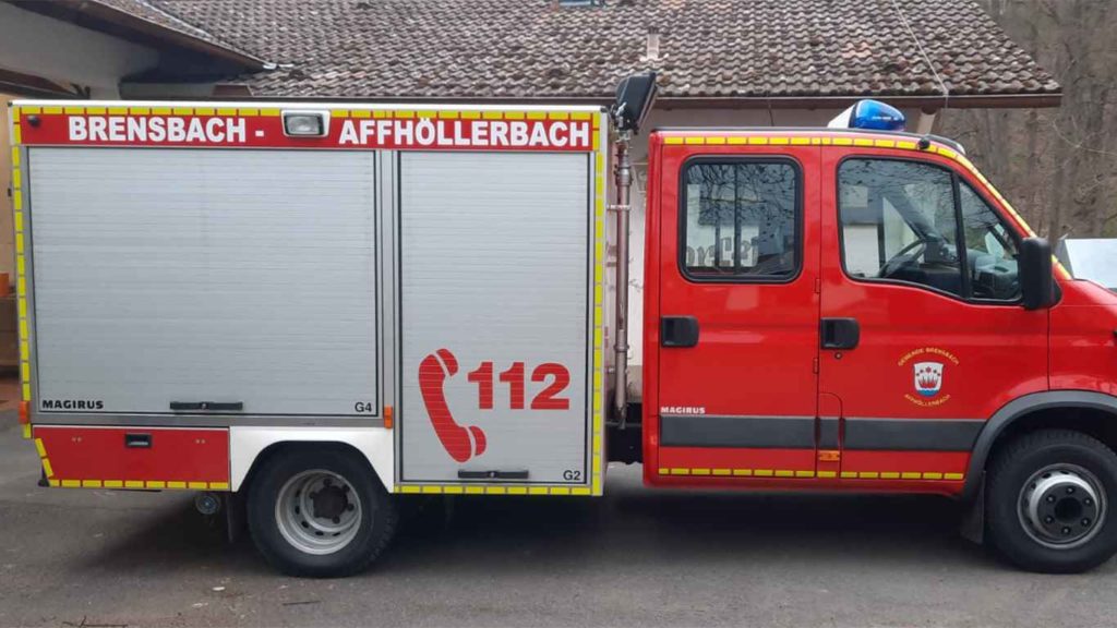 Montagebeispiel Abbiegeassistent FLEX 2.0 Am Iveco Daily Mit Magirus Feuerwehraufbau 04