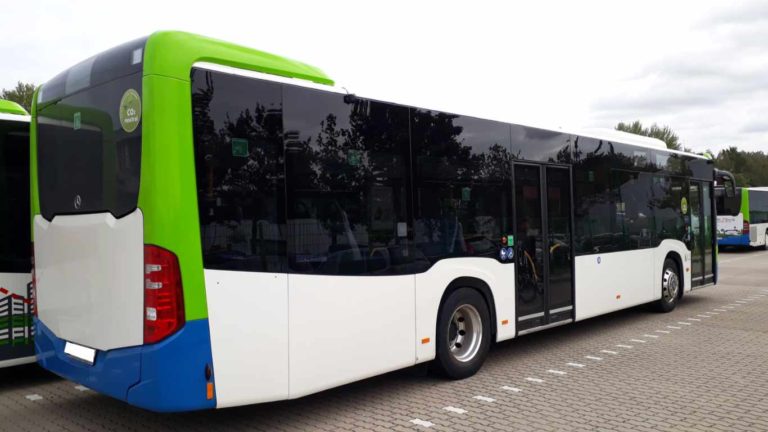 TruckWarn FLEX System Am Mercedes CITARO Hybrid