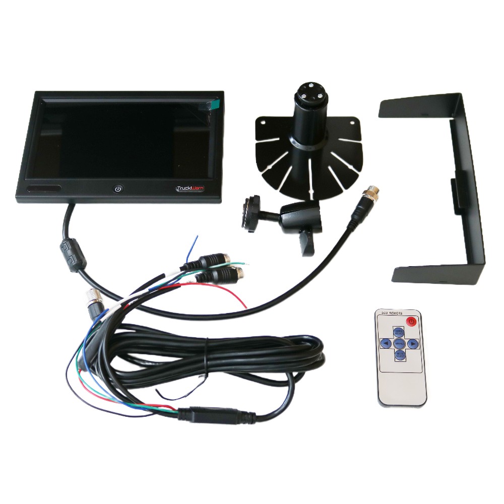 TFT Monitor SLIM-Line 7Zoll AHD/ PAL/NTSC - Auto-Dimmer - 2x AV-Eingang mit 1xTrigger - MO427/4