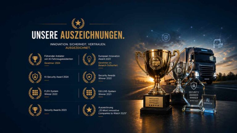 Unsere Auszeichnungen - Innovation und Sicherheit - TruckWarn